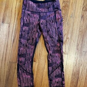Lululemon cropped mesh leggings